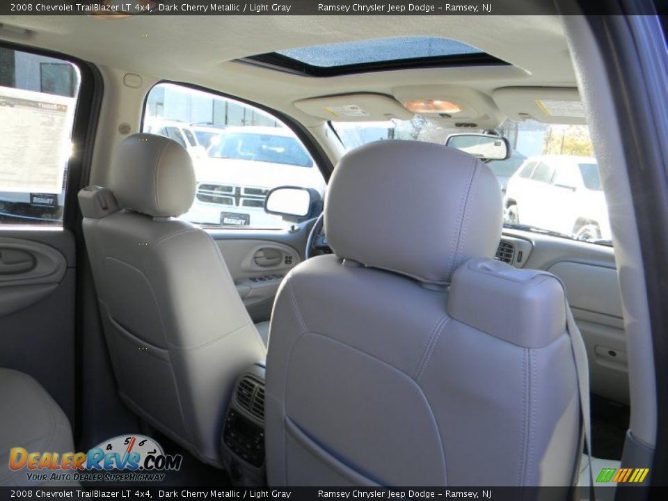 2008 Chevrolet TrailBlazer LT 4x4 Dark Cherry Metallic / Light Gray Photo #12