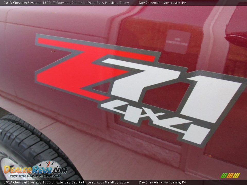 2013 Chevrolet Silverado 1500 LT Extended Cab 4x4 Deep Ruby Metallic / Ebony Photo #9