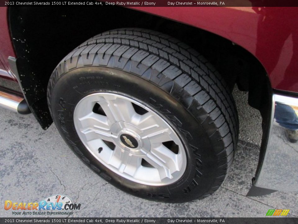2013 Chevrolet Silverado 1500 LT Extended Cab 4x4 Deep Ruby Metallic / Ebony Photo #16