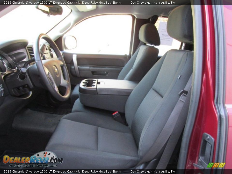 2013 Chevrolet Silverado 1500 LT Extended Cab 4x4 Deep Ruby Metallic / Ebony Photo #19