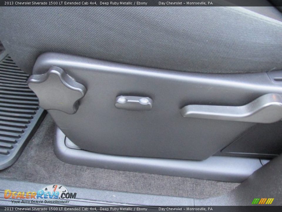2013 Chevrolet Silverado 1500 LT Extended Cab 4x4 Deep Ruby Metallic / Ebony Photo #34