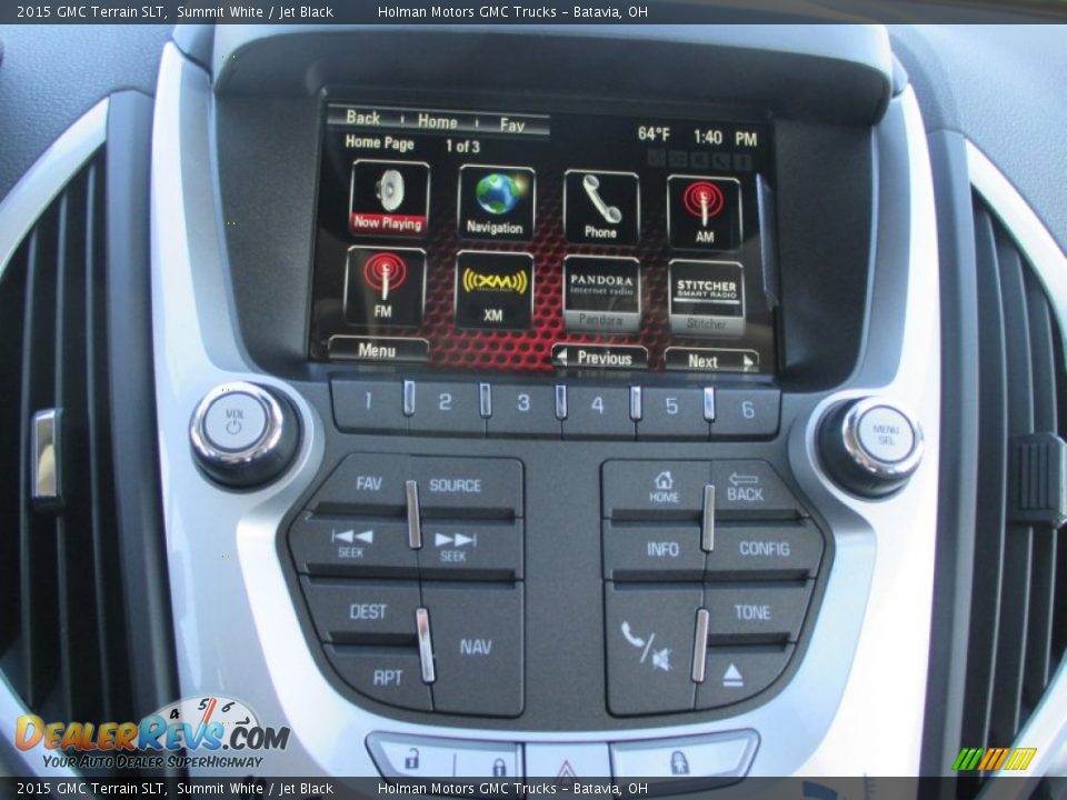 2015 GMC Terrain SLT Summit White / Jet Black Photo #8
