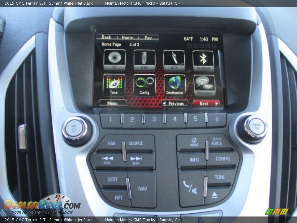 2015 GMC Terrain SLT Summit White / Jet Black Photo #9
