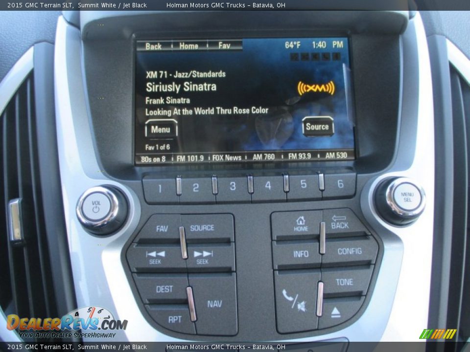 2015 GMC Terrain SLT Summit White / Jet Black Photo #12