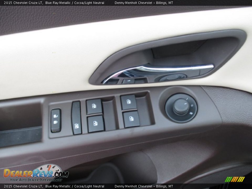2015 Chevrolet Cruze LT Blue Ray Metallic / Cocoa/Light Neutral Photo #11