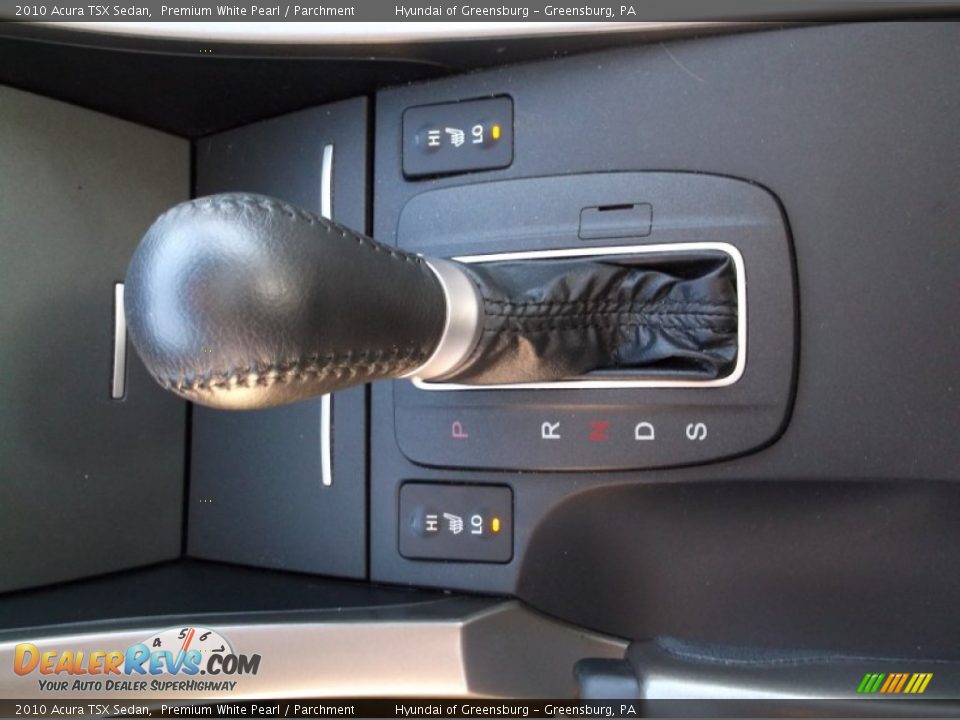 2010 Acura TSX Sedan Premium White Pearl / Parchment Photo #16