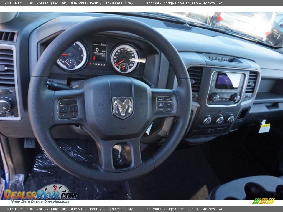 Dashboard of 2015 Ram 1500 Express Quad Cab Photo #8