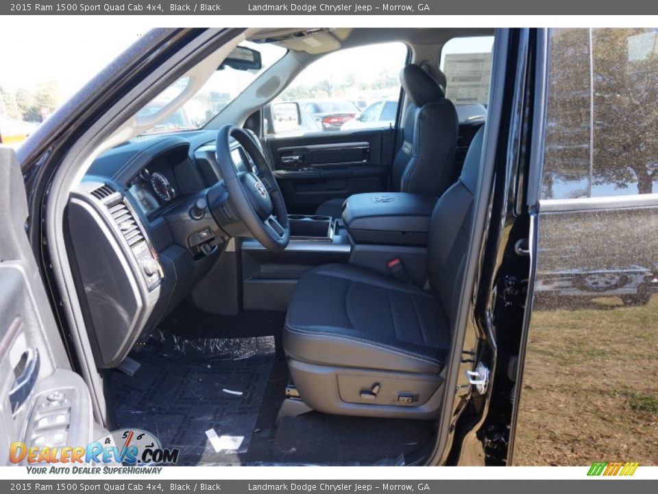 Front Seat of 2015 Ram 1500 Sport Quad Cab 4x4 Photo #7