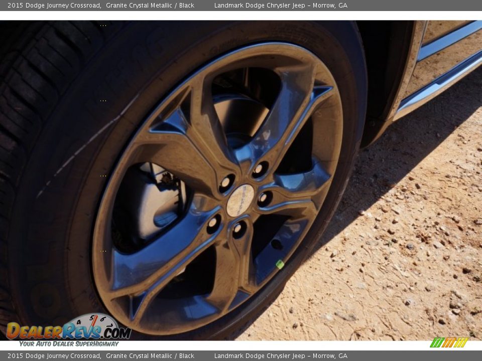 2015 Dodge Journey Crossroad Granite Crystal Metallic / Black Photo #5