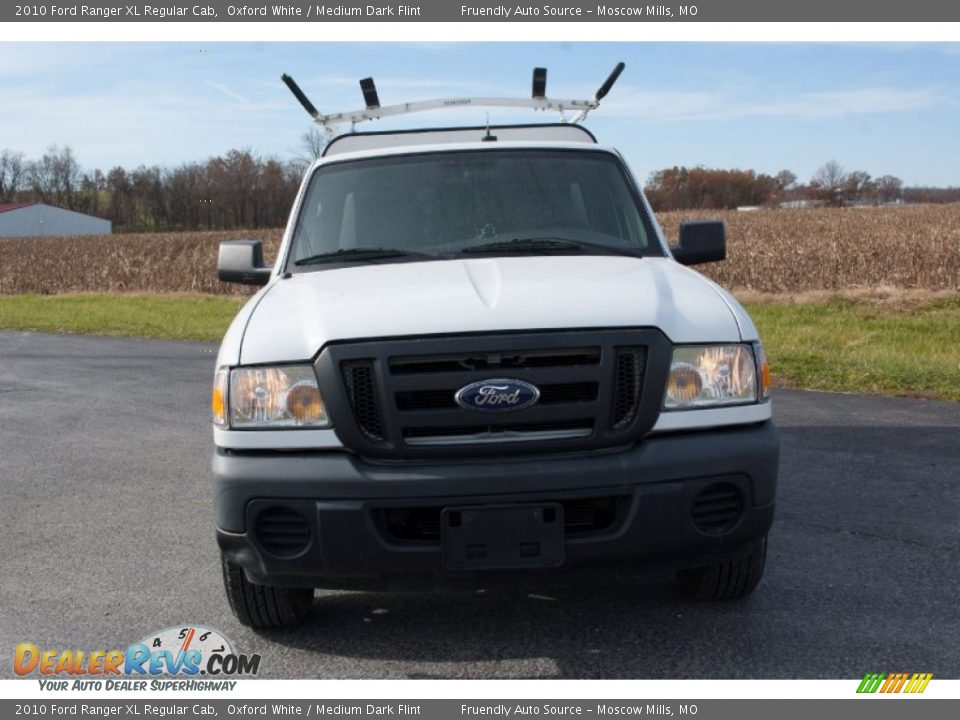 2010 Ford Ranger XL Regular Cab Oxford White / Medium Dark Flint Photo #2