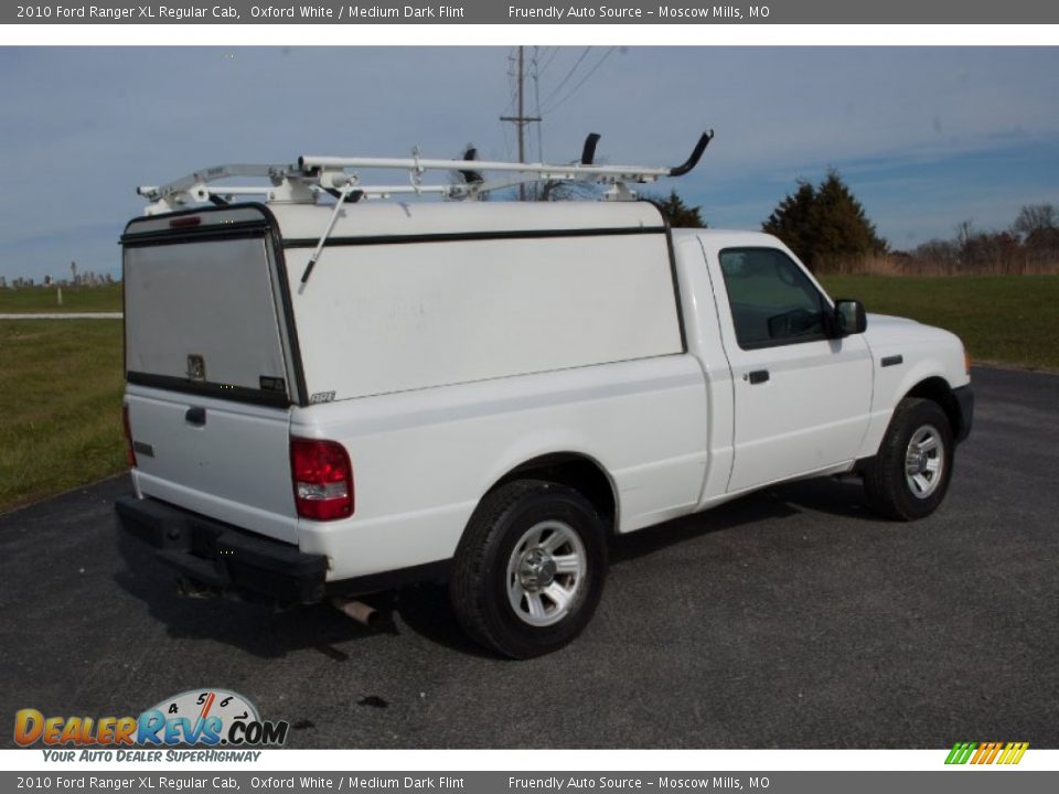 2010 Ford Ranger XL Regular Cab Oxford White / Medium Dark Flint Photo #4