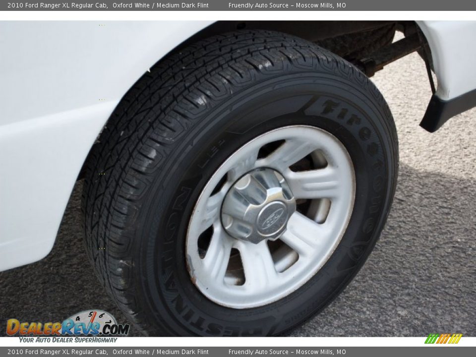 2010 Ford Ranger XL Regular Cab Oxford White / Medium Dark Flint Photo #8