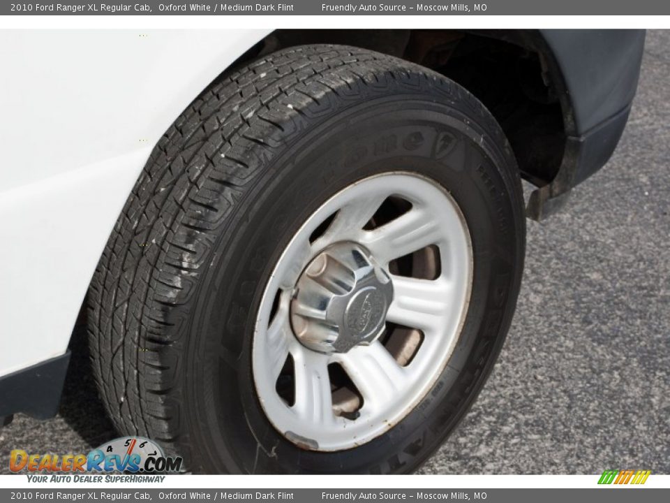2010 Ford Ranger XL Regular Cab Oxford White / Medium Dark Flint Photo #13