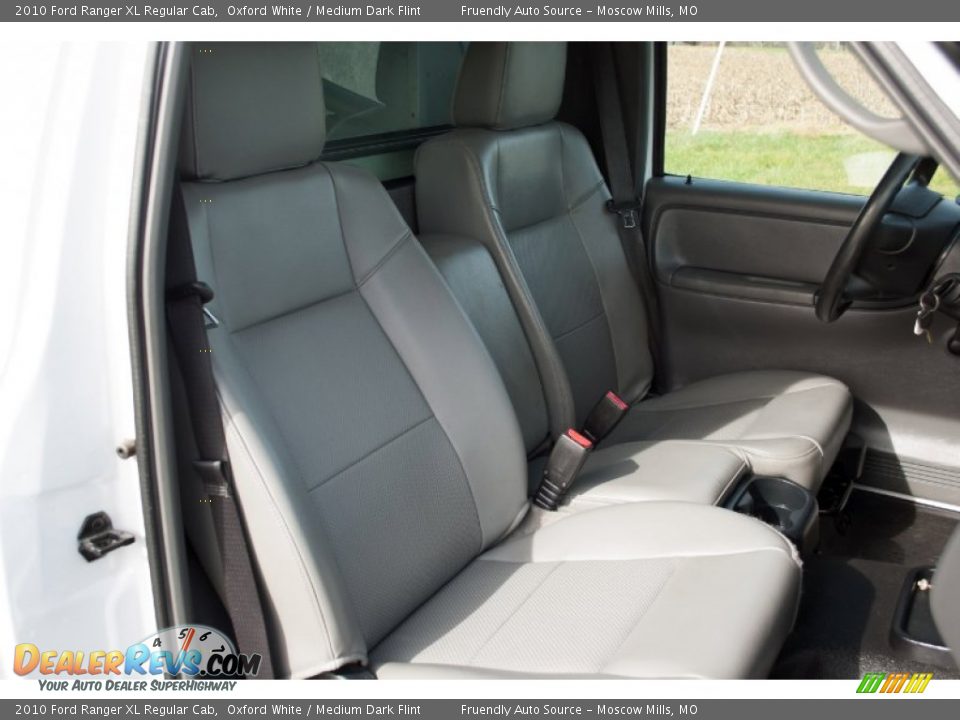 2010 Ford Ranger XL Regular Cab Oxford White / Medium Dark Flint Photo #15