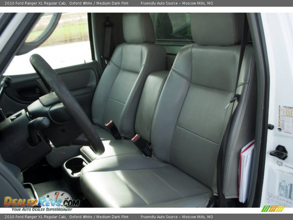 2010 Ford Ranger XL Regular Cab Oxford White / Medium Dark Flint Photo #18