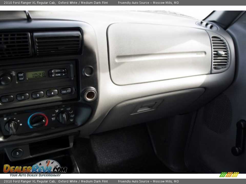 2010 Ford Ranger XL Regular Cab Oxford White / Medium Dark Flint Photo #20