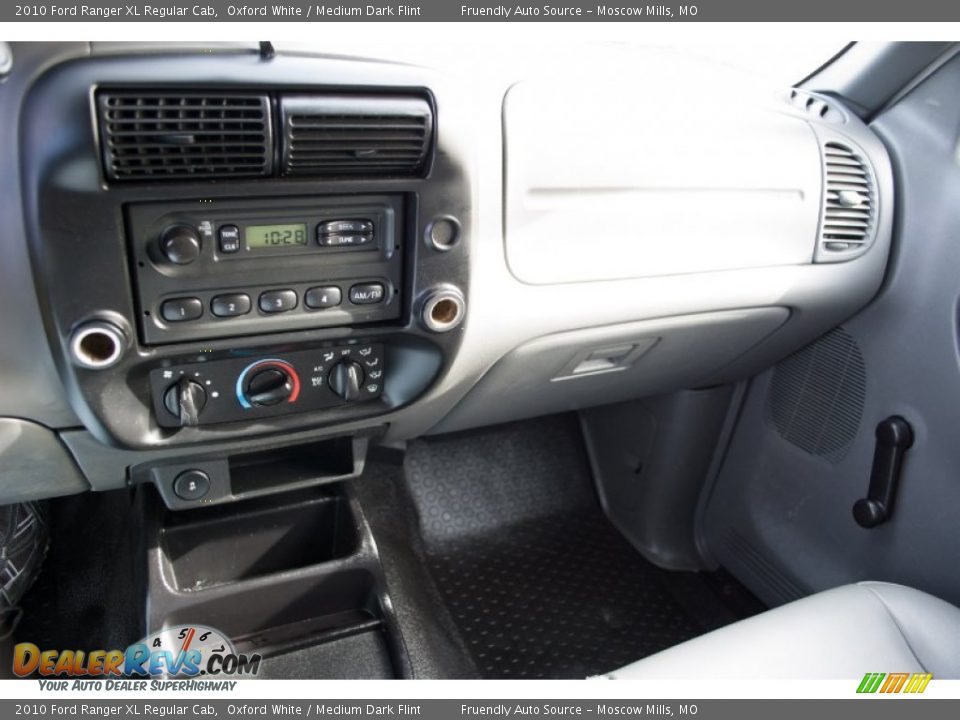 2010 Ford Ranger XL Regular Cab Oxford White / Medium Dark Flint Photo #21
