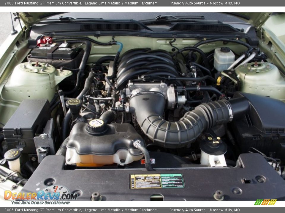 2005 Ford Mustang GT Premium Convertible 4.6 Liter SOHC 24-Valve VVT V8 Engine Photo #15