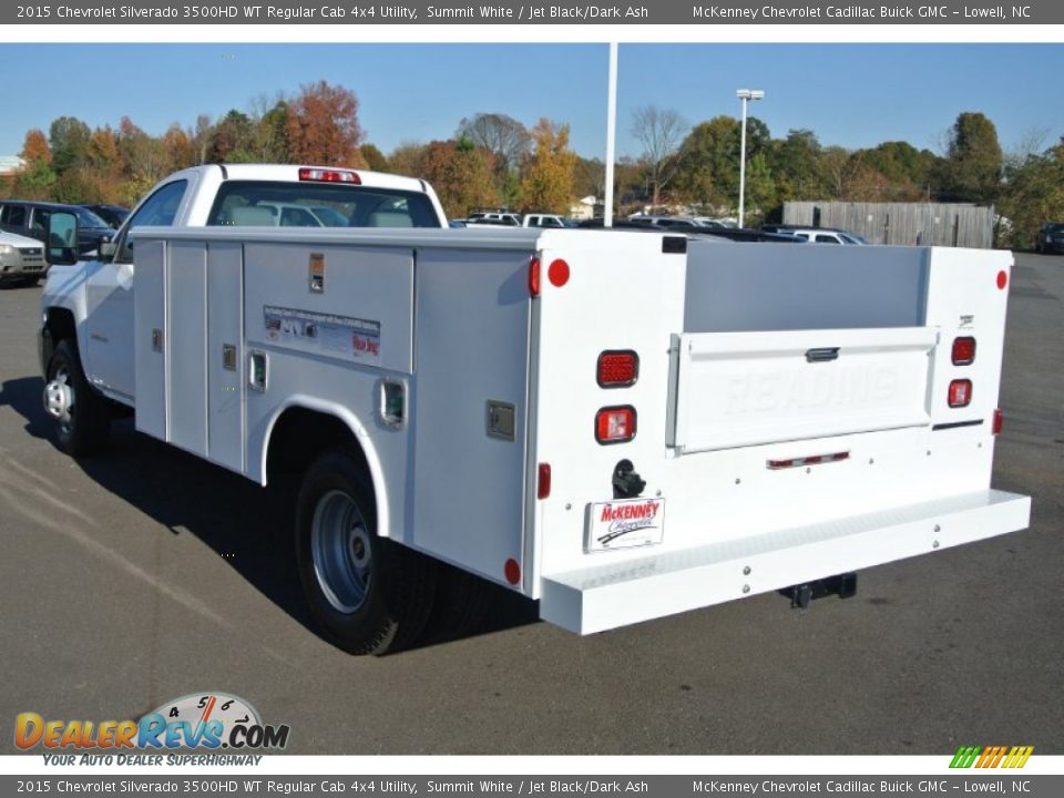 2015 Chevrolet Silverado 3500HD WT Regular Cab 4x4 Utility Summit White / Jet Black/Dark Ash Photo #4