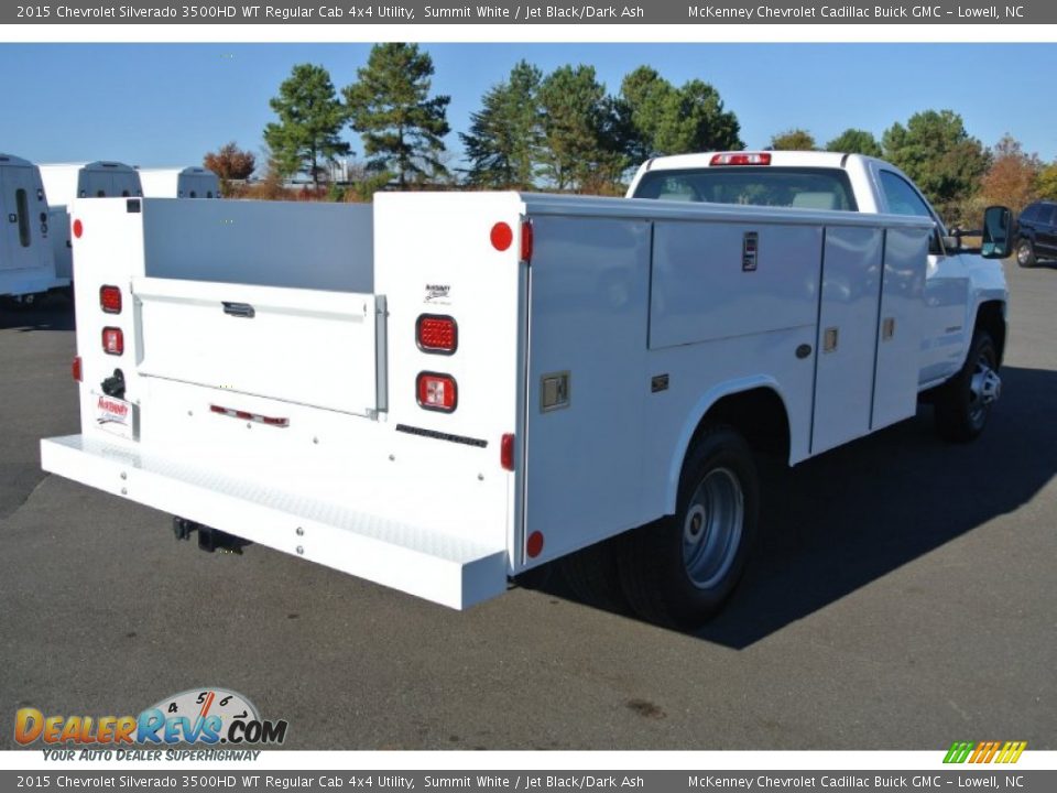 2015 Chevrolet Silverado 3500HD WT Regular Cab 4x4 Utility Summit White / Jet Black/Dark Ash Photo #5