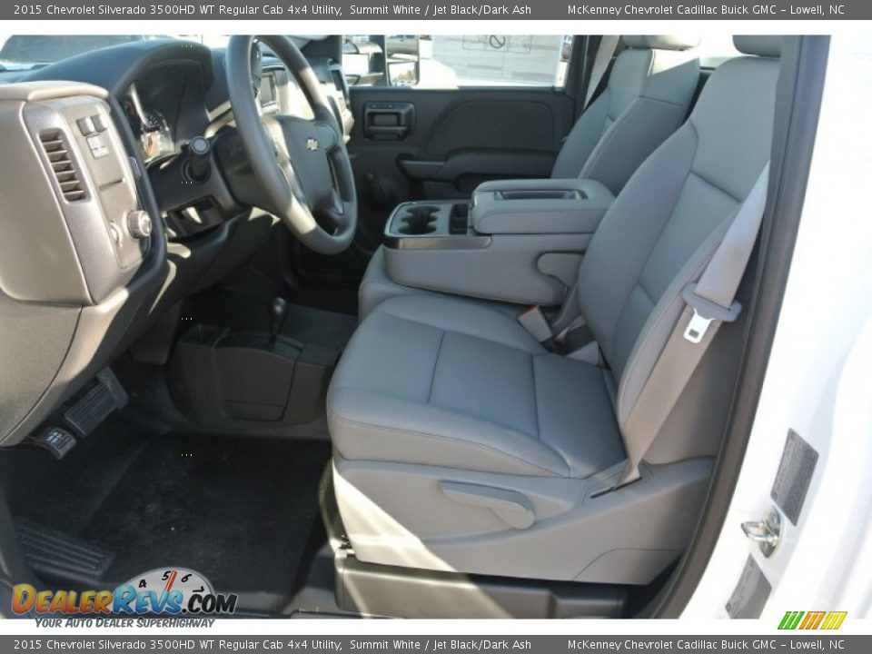 2015 Chevrolet Silverado 3500HD WT Regular Cab 4x4 Utility Summit White / Jet Black/Dark Ash Photo #8