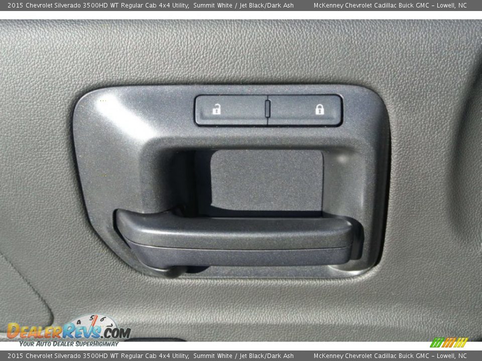 2015 Chevrolet Silverado 3500HD WT Regular Cab 4x4 Utility Summit White / Jet Black/Dark Ash Photo #10