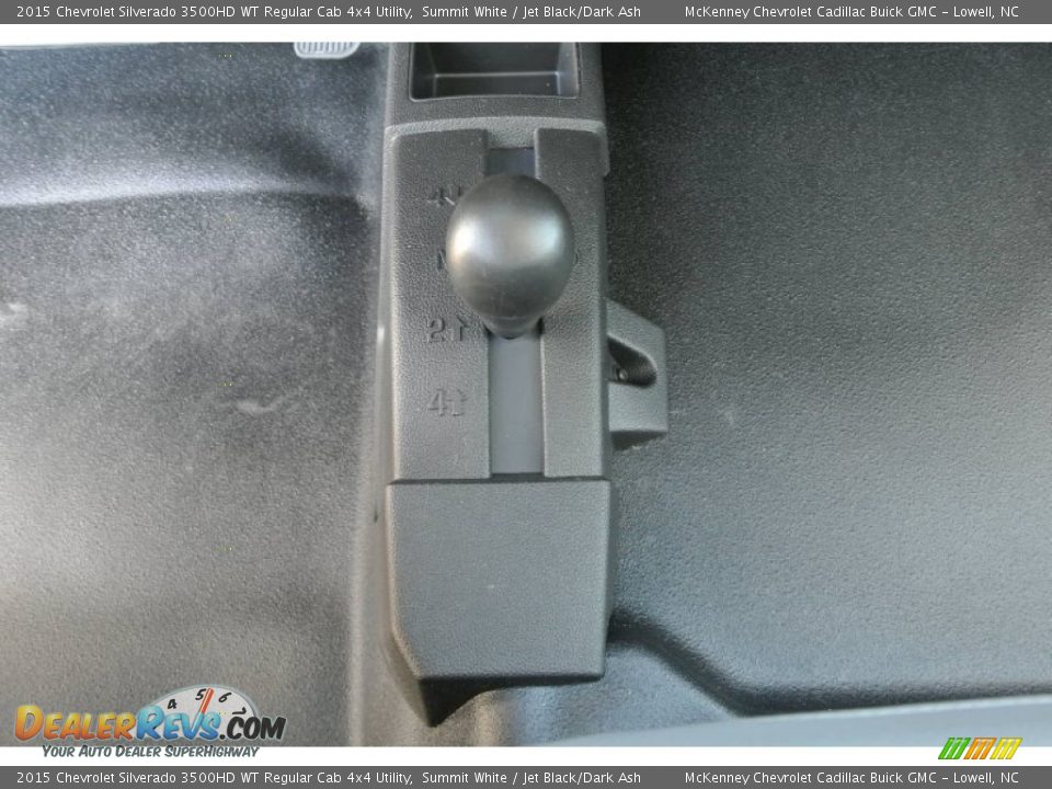 2015 Chevrolet Silverado 3500HD WT Regular Cab 4x4 Utility Summit White / Jet Black/Dark Ash Photo #12