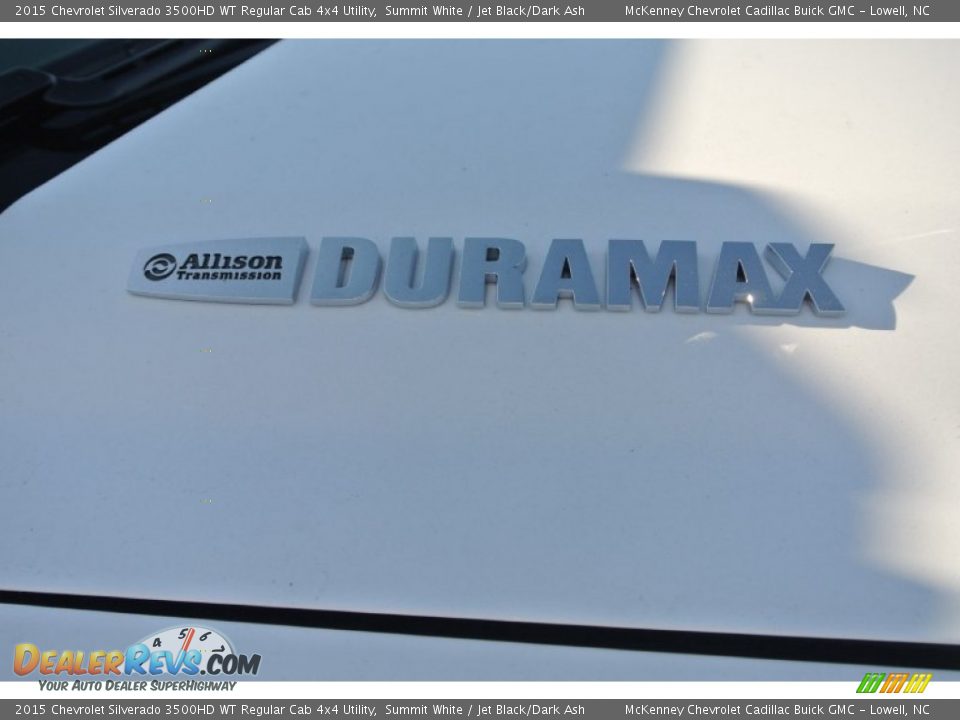 2015 Chevrolet Silverado 3500HD WT Regular Cab 4x4 Utility Summit White / Jet Black/Dark Ash Photo #20