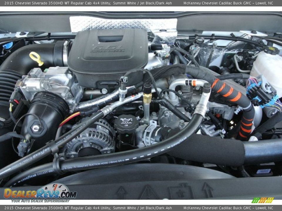 2015 Chevrolet Silverado 3500HD WT Regular Cab 4x4 Utility 6.6 Liter OHV 32-Valve Duramax Turbo-Diesel V8 Engine Photo #21