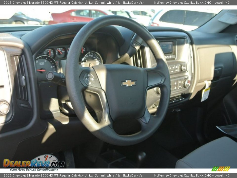2015 Chevrolet Silverado 3500HD WT Regular Cab 4x4 Utility Summit White / Jet Black/Dark Ash Photo #22