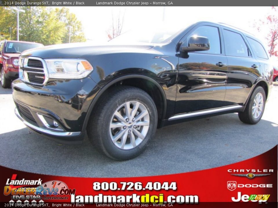 2014 Dodge Durango SXT Bright White / Black Photo #1