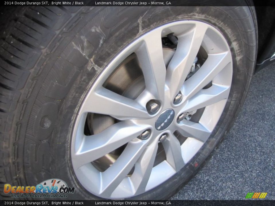 2014 Dodge Durango SXT Bright White / Black Photo #5