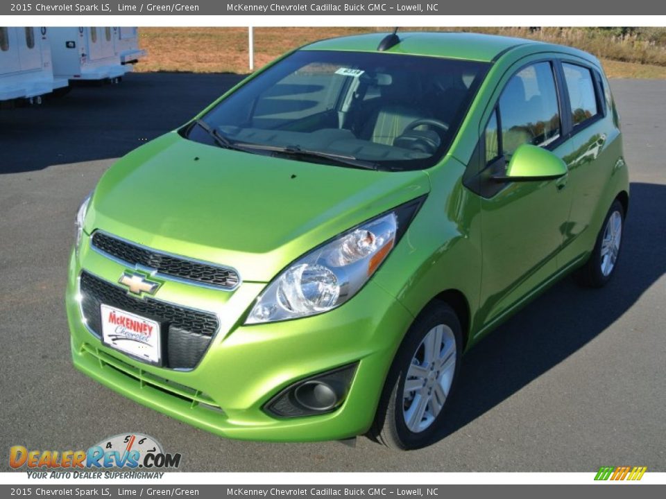 2015 Chevrolet Spark LS Lime / Green/Green Photo #2