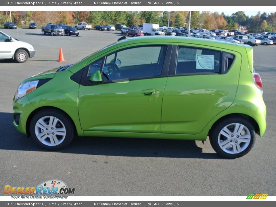2015 Chevrolet Spark LS Lime / Green/Green Photo #3