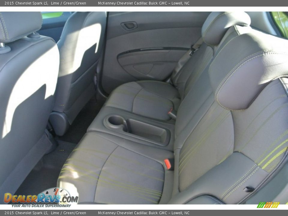 Rear Seat of 2015 Chevrolet Spark LS Photo #16