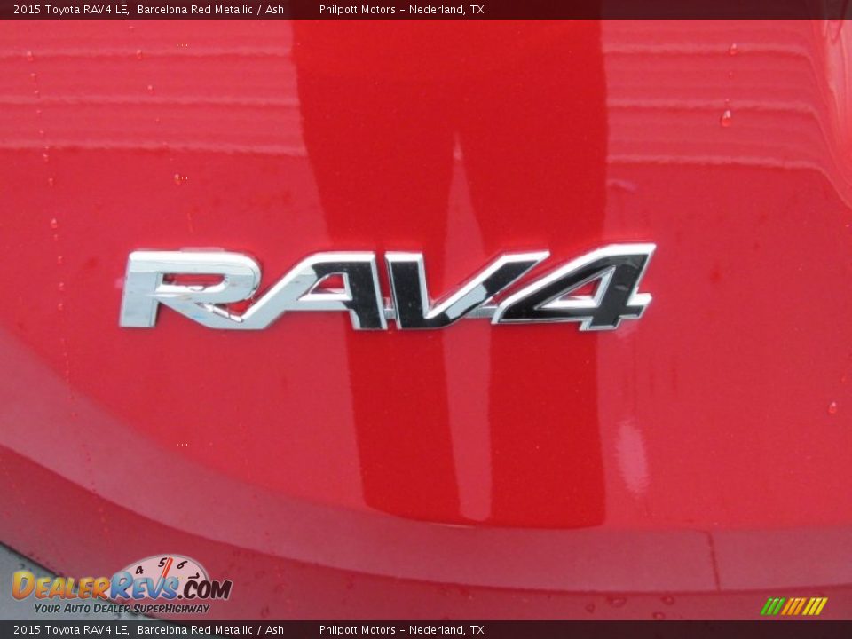 2015 Toyota RAV4 LE Barcelona Red Metallic / Ash Photo #14