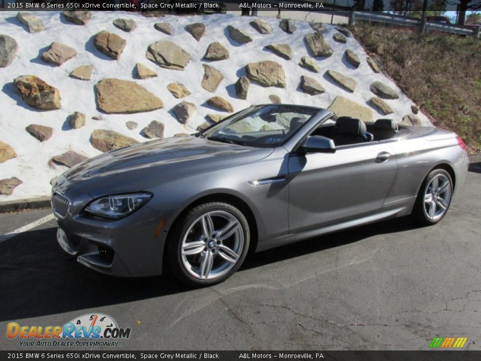 Front 3/4 View of 2015 BMW 6 Series 650i xDrive Convertible Photo #1