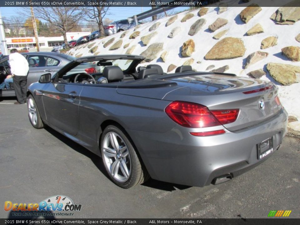 2015 BMW 6 Series 650i xDrive Convertible Space Grey Metallic / Black Photo #4