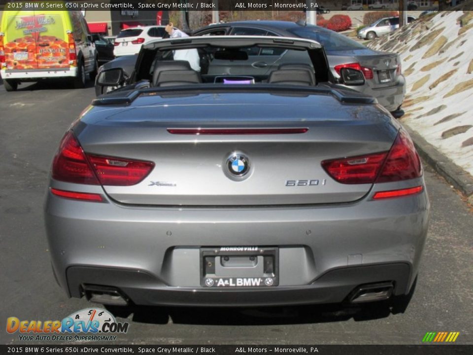 2015 BMW 6 Series 650i xDrive Convertible Space Grey Metallic / Black Photo #5