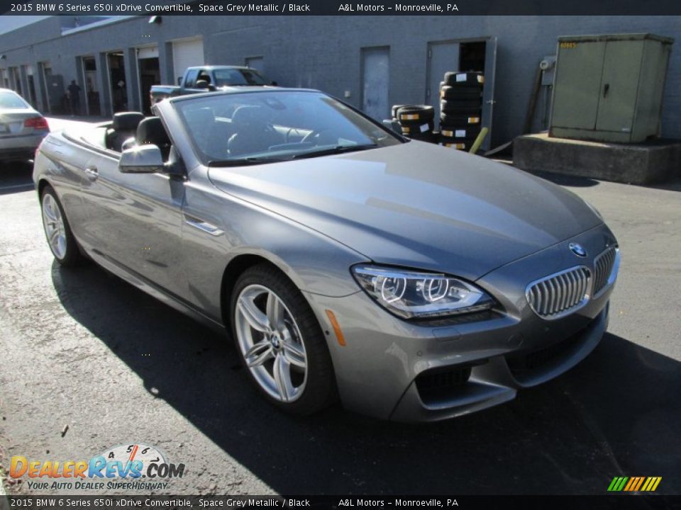 2015 BMW 6 Series 650i xDrive Convertible Space Grey Metallic / Black Photo #7