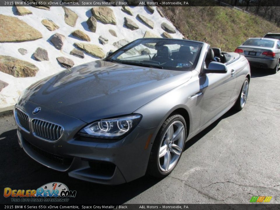 2015 BMW 6 Series 650i xDrive Convertible Space Grey Metallic / Black Photo #9
