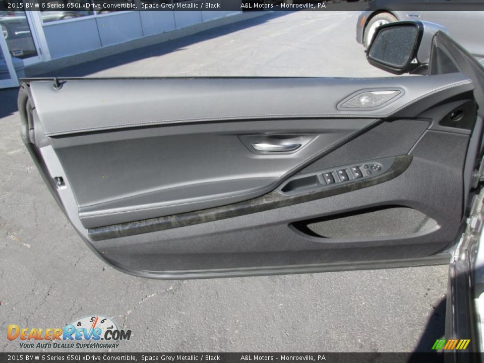 2015 BMW 6 Series 650i xDrive Convertible Space Grey Metallic / Black Photo #12