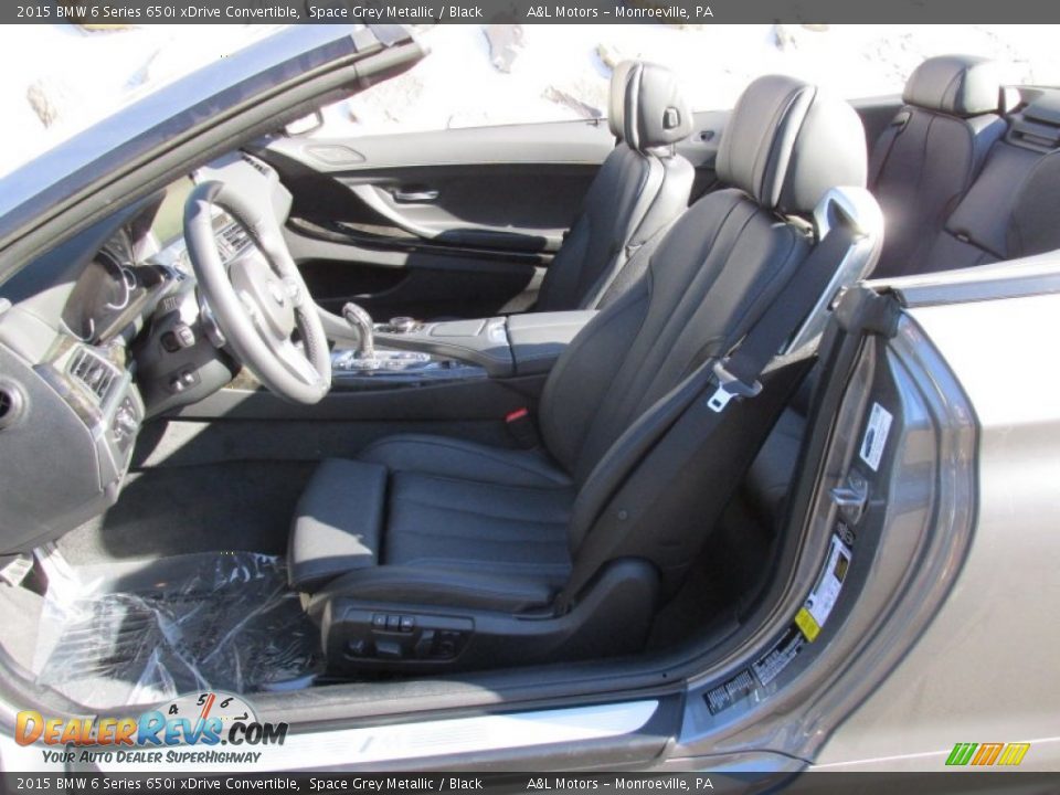 2015 BMW 6 Series 650i xDrive Convertible Space Grey Metallic / Black Photo #13