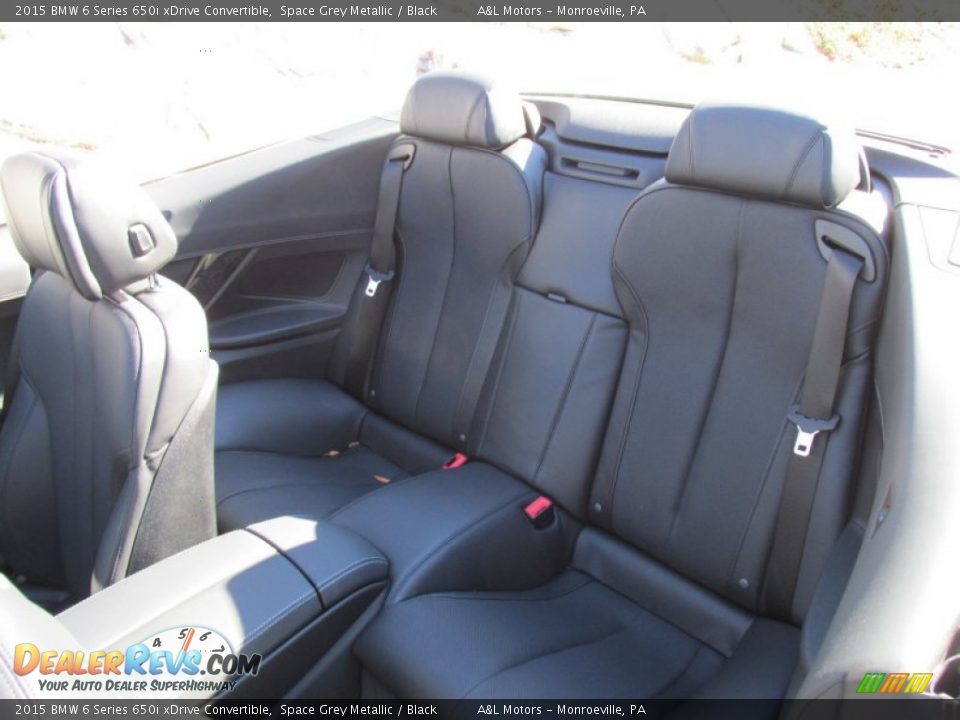 2015 BMW 6 Series 650i xDrive Convertible Space Grey Metallic / Black Photo #14