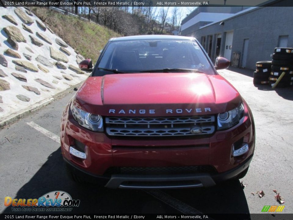 2015 Land Rover Range Rover Evoque Pure Plus Firenze Red Metallic / Ebony Photo #8