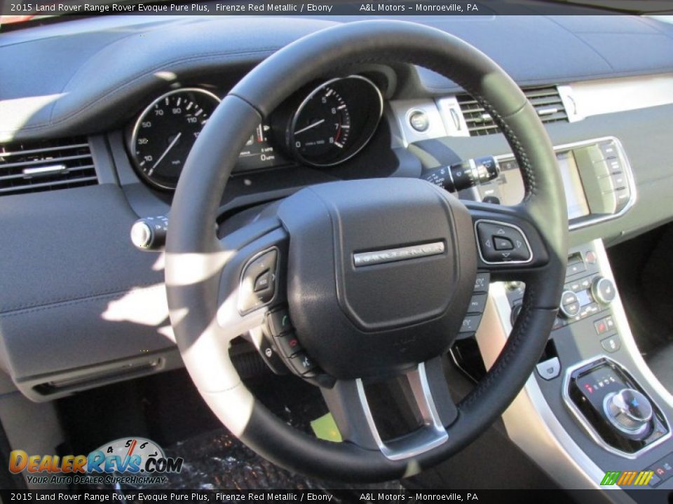 2015 Land Rover Range Rover Evoque Pure Plus Steering Wheel Photo #15