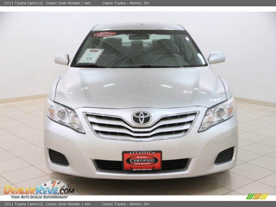 2011 Toyota Camry LE Classic Silver Metallic / Ash Photo #2