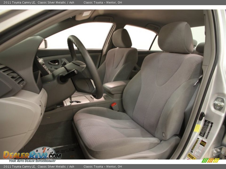 2011 Toyota Camry LE Classic Silver Metallic / Ash Photo #5