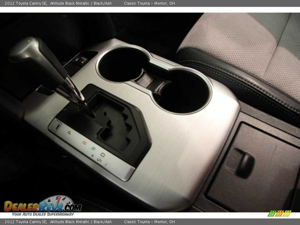 2012 Toyota Camry SE Attitude Black Metallic / Black/Ash Photo #11