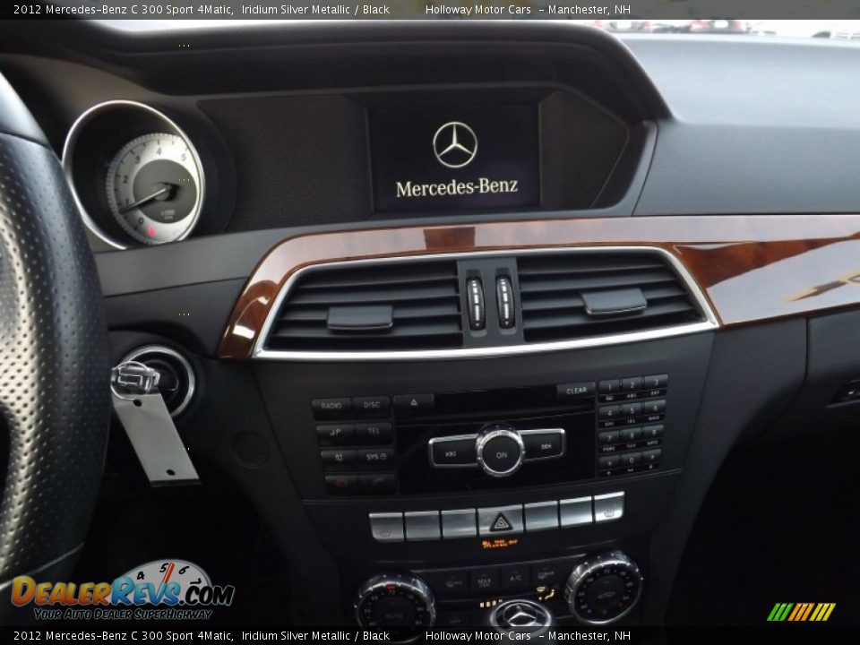 2012 Mercedes-Benz C 300 Sport 4Matic Iridium Silver Metallic / Black Photo #11